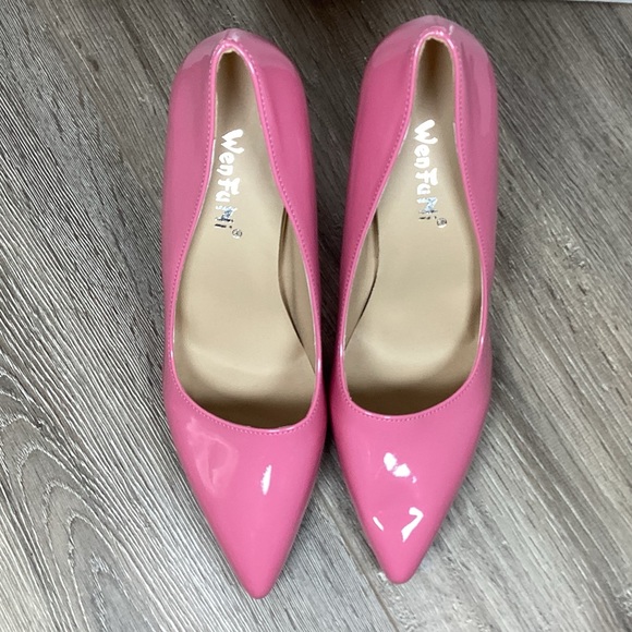 NWOT Pink Stiletto Pumps, Size 12 - Picture 4 of 8
